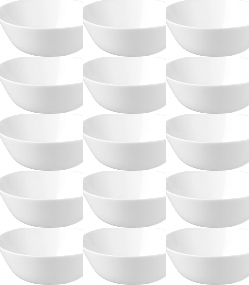 15x Miska OFTAST, 15 cm, biały