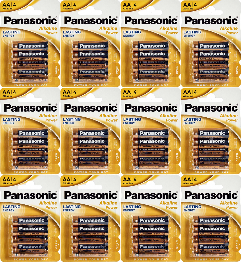 12x Bateria alkaliczna Panasonic Alkaline Power, AA, 1.5V, LR6, 4 sztuki