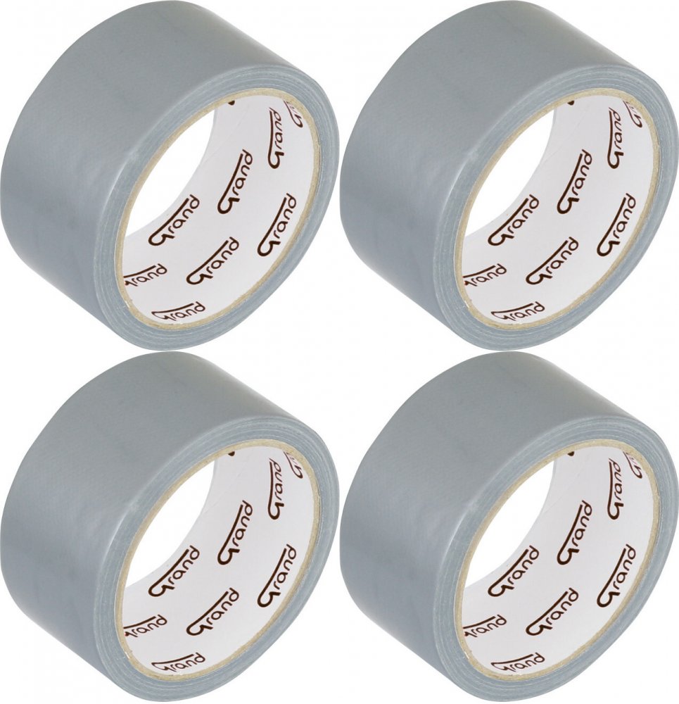 4x Taśma zbrojona Grand, 48mmx10m, srebrny