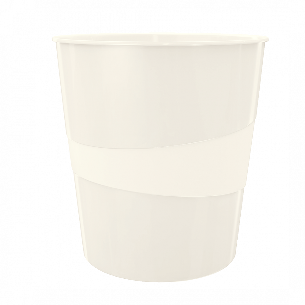 Kosz na śmieci Leitz Wow, 15L, biały