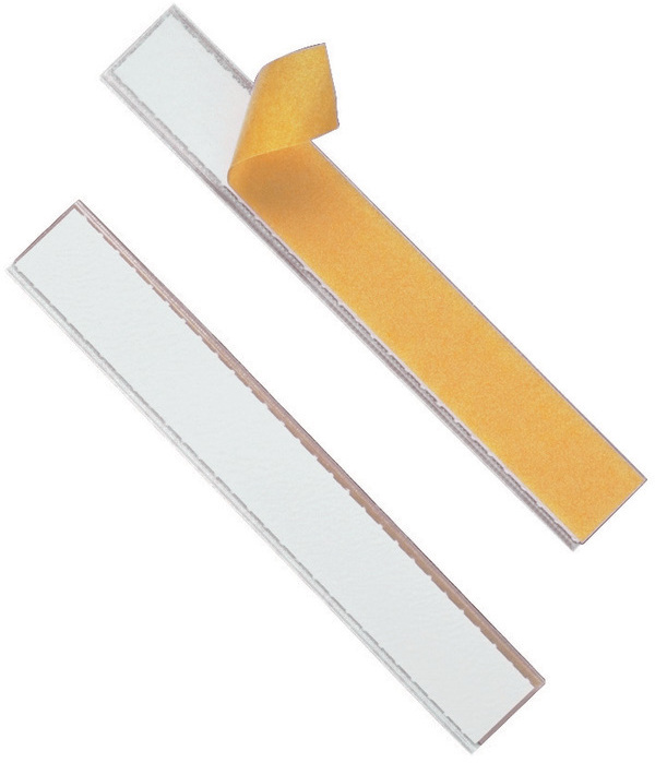 Listwa samoprzylepna Durable Labelfix, 20x200mm, 10 sztuk, transparentny