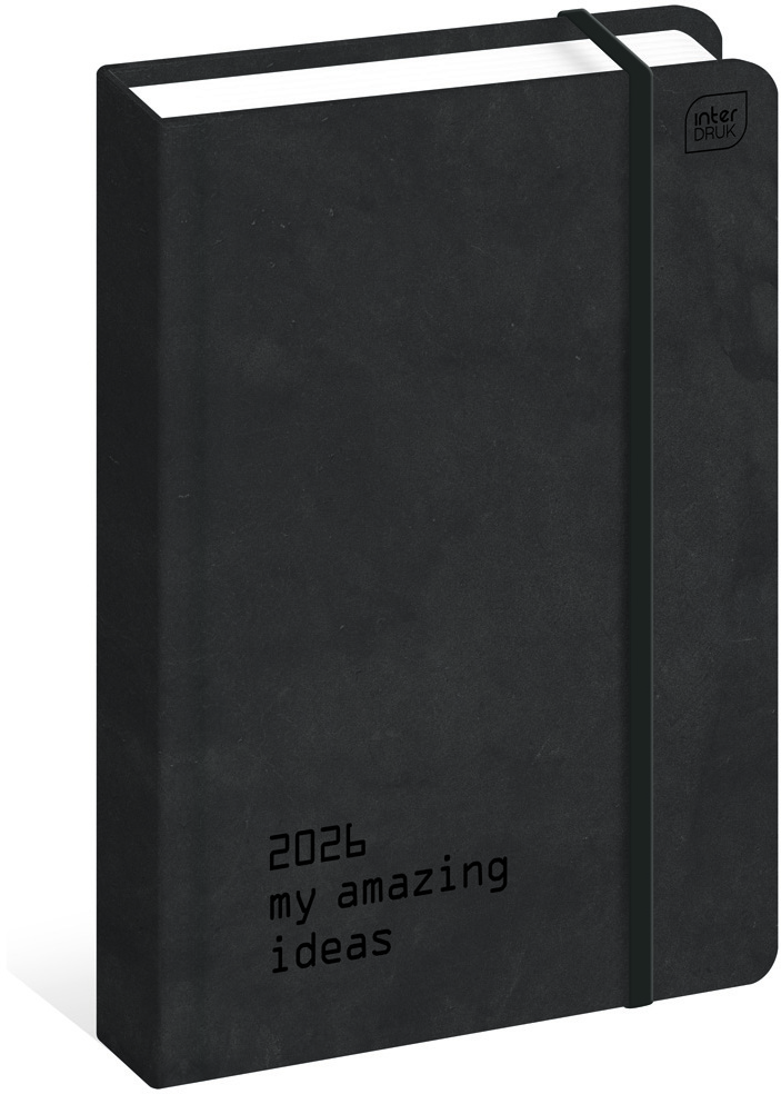 Kalendarz książkowy 2026, Interdruk, Mat+UV Ideas, A5, dzienny