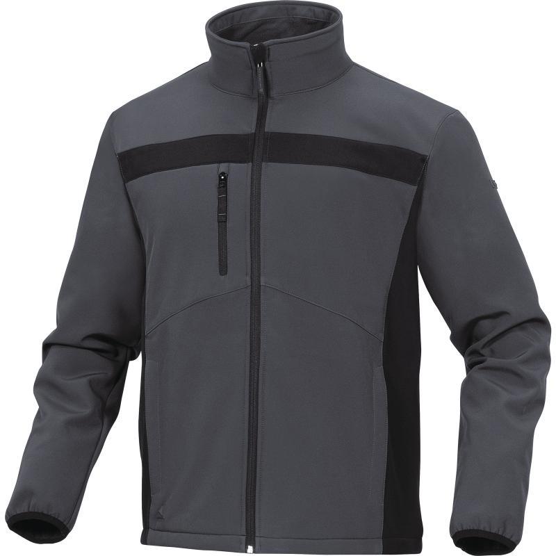 Bluza softshell Delta Plus Lulea2, rozmiar M, szaro-czarny
