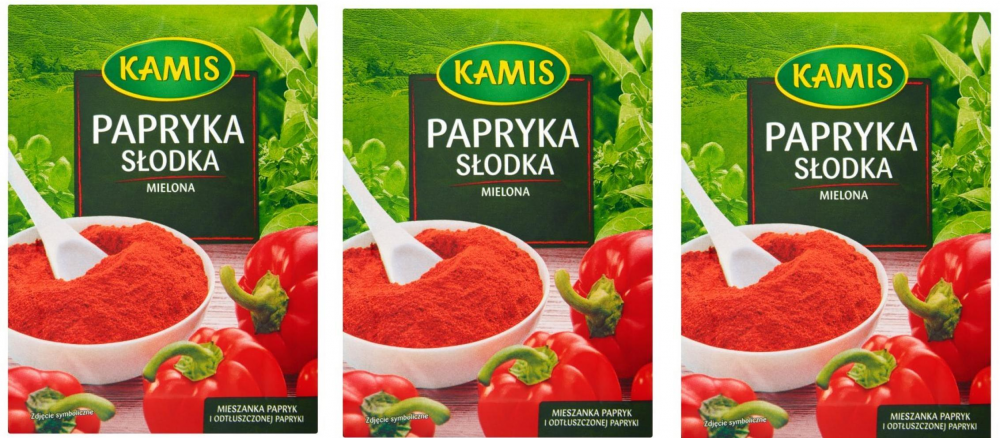 3x Papryka słodka Kamis, 16g