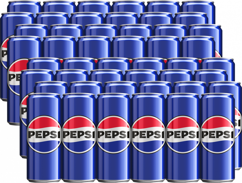 48x Napój gazowany Pepsi, puszka, 0.33l