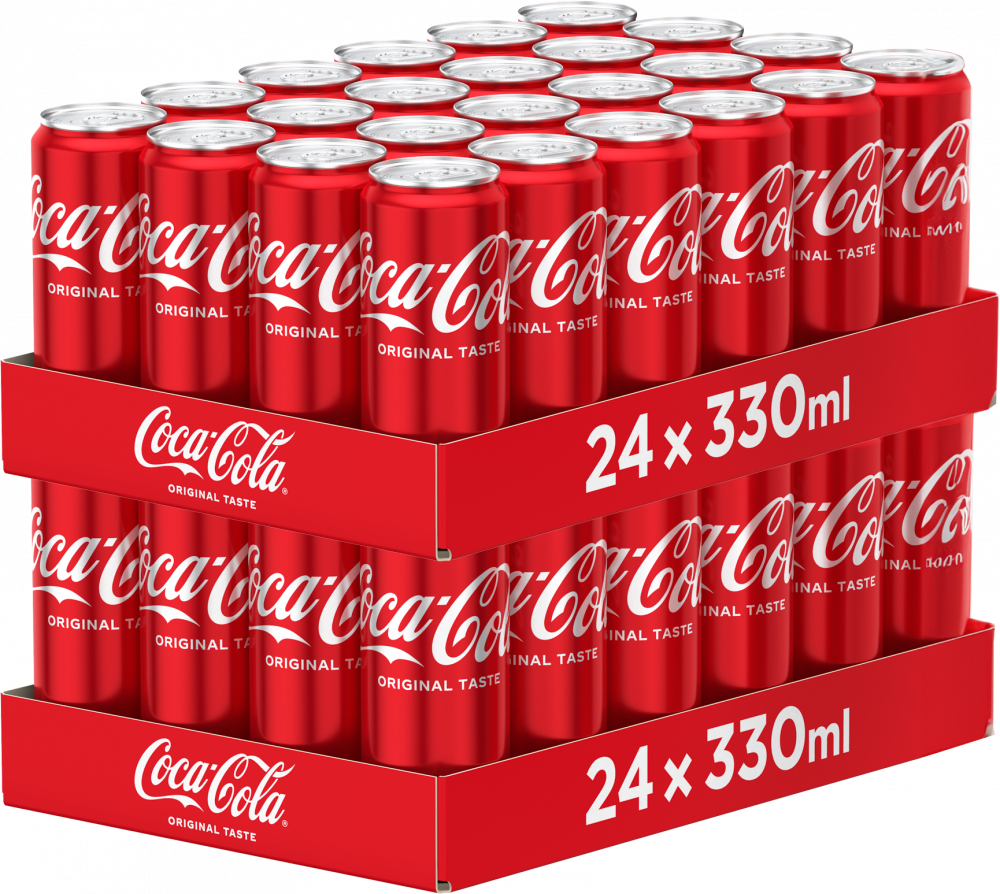 48x Napój gazowany Coca-Cola, puszka Sleek, 0.33l