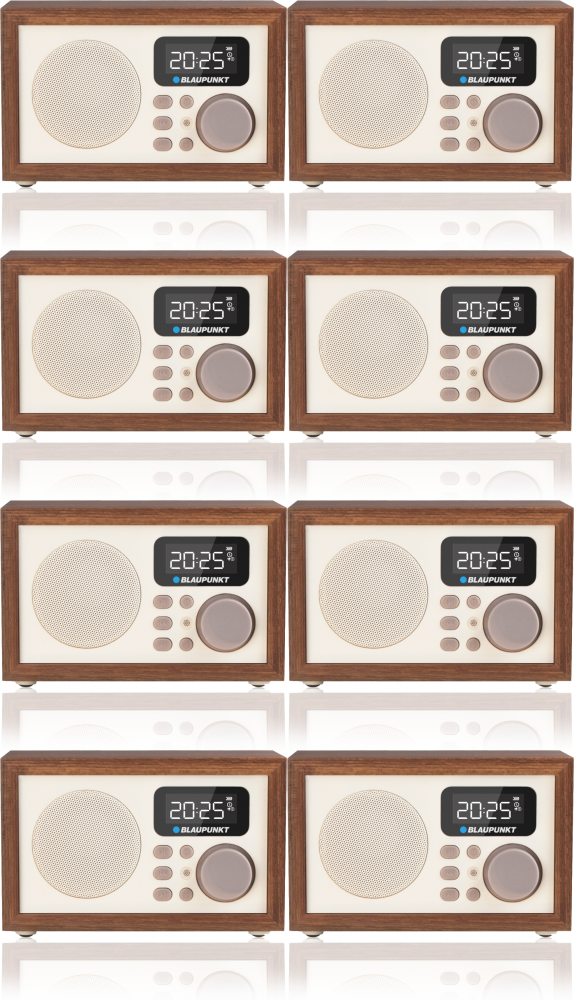 8x Radioodtwarzacz Blaupunkt HR5BR, FM PLL SD/USB/AUX, zegar, alarm