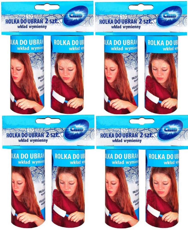 4x wkład do rolki do ubrań Cluo, 2 sztuki