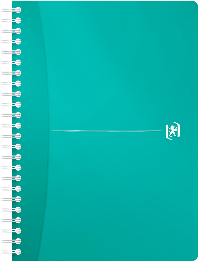 Kołonotatnik Oxford My Colours, A5, w kratkę, 90 kartek, okładka PP, mix kolorów