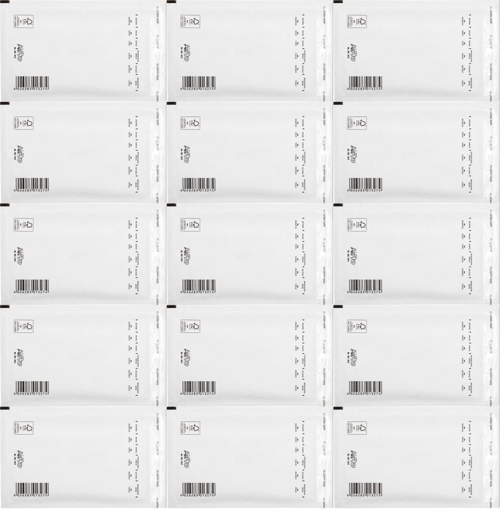 15x Koperta bąbelkowa Bong AirPro, B12, 140x225mm, 10 sztuk, biały