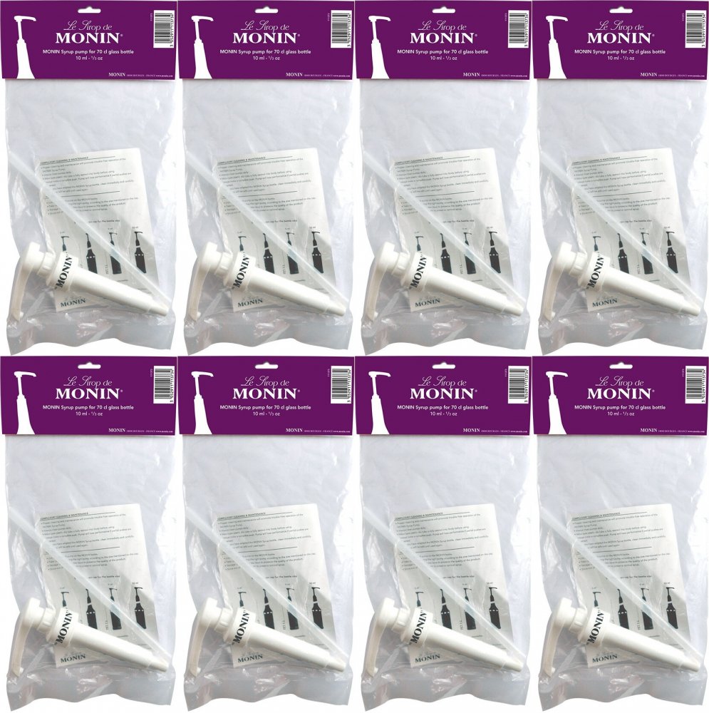 8x Dozownik, pompka do syropów Monin, 10 ml