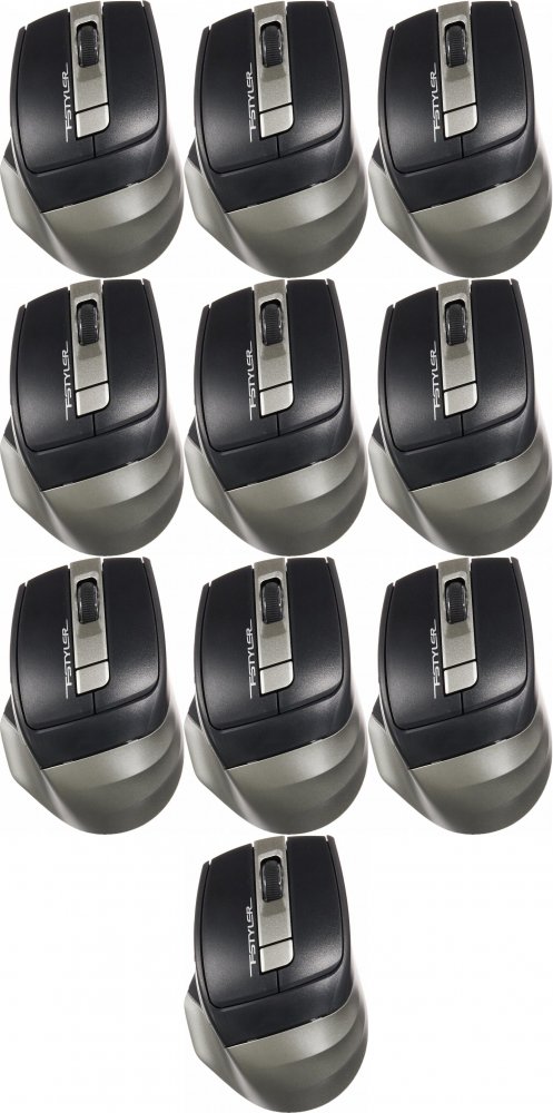 10x Myszka bezprzewodowa A4Tech FStyler FB35 RF, optyczna, szary przydymiony