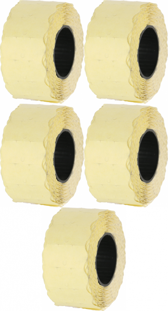 5x Taśma do metkownicy Studio Cen, HMTC 800 etykiet, 26x12mm, biały