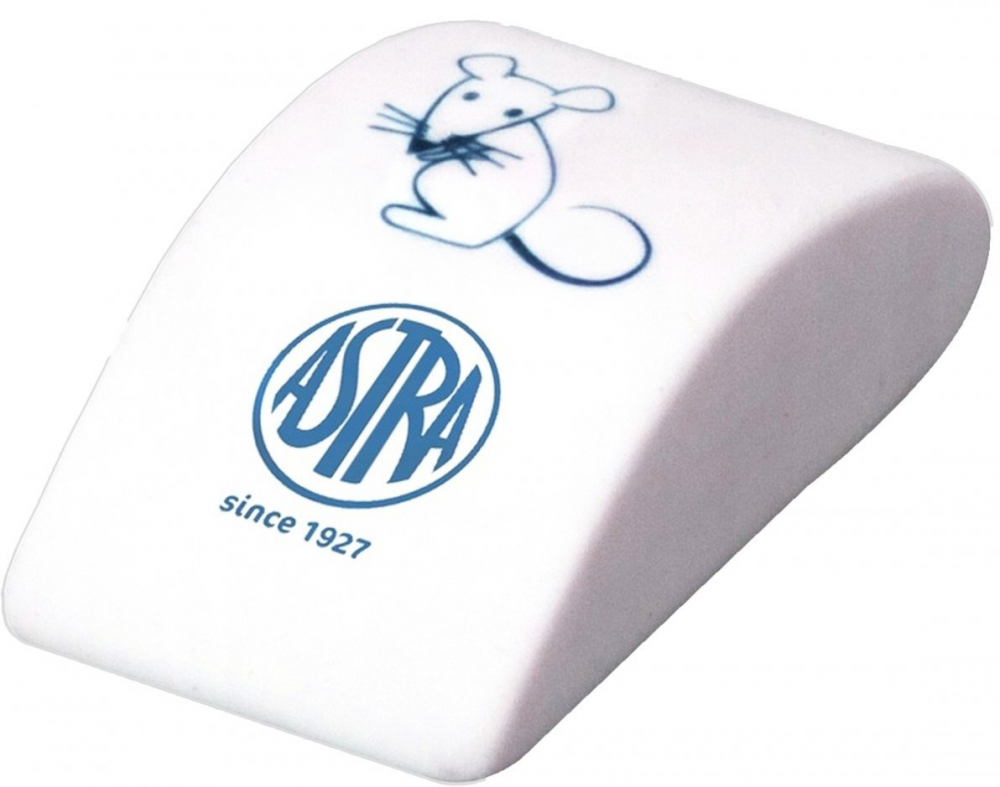 Gumka do ścierania Astra Myszka, biały