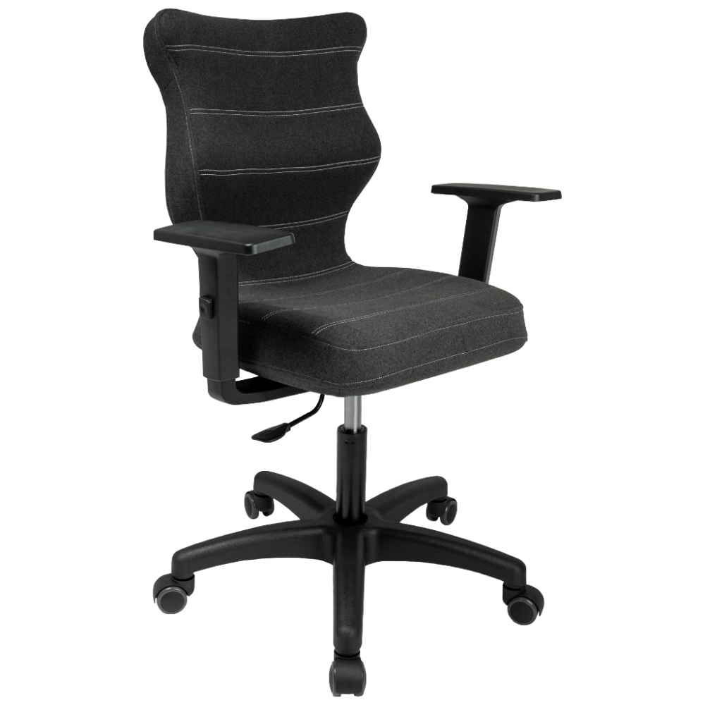 Krzesło obrotowe biurowe Entelo Uni, rozmiar 6, antracyt