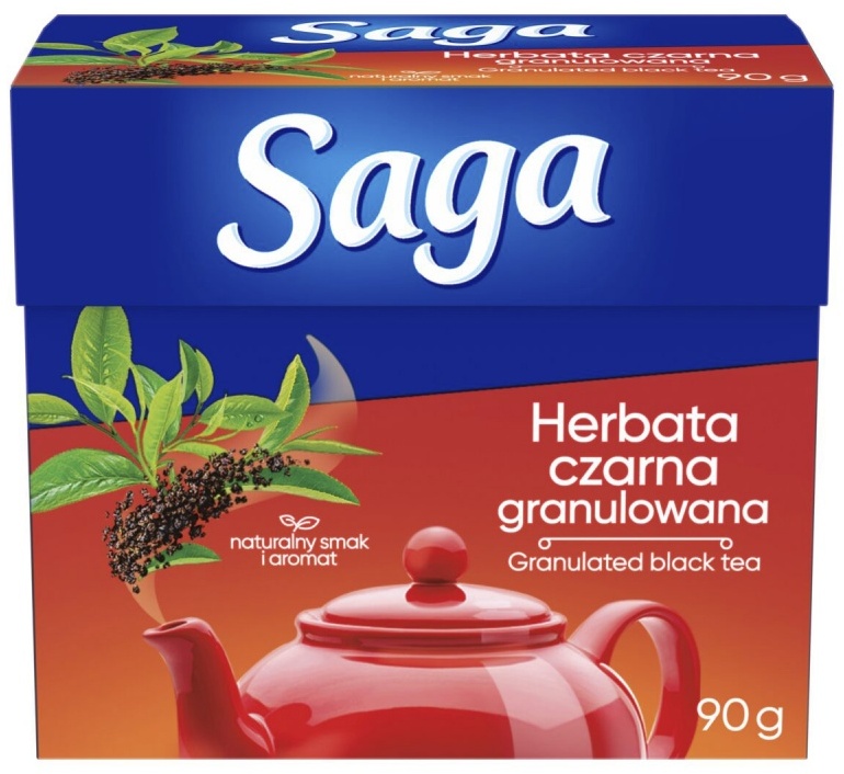 Herbata czarna granulowana Saga, 90g