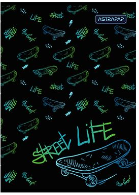 Zeszyt A5 Astra Astrapap, w kratkę, 16 kartek, mix wzorów