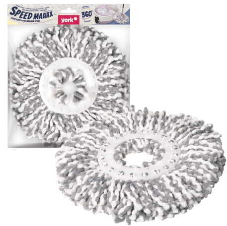 Outlet: USZKODZONE OPAKOWANIE Mop obrotowy York Speed Max, 1 sztuka, końcówka (zapas)