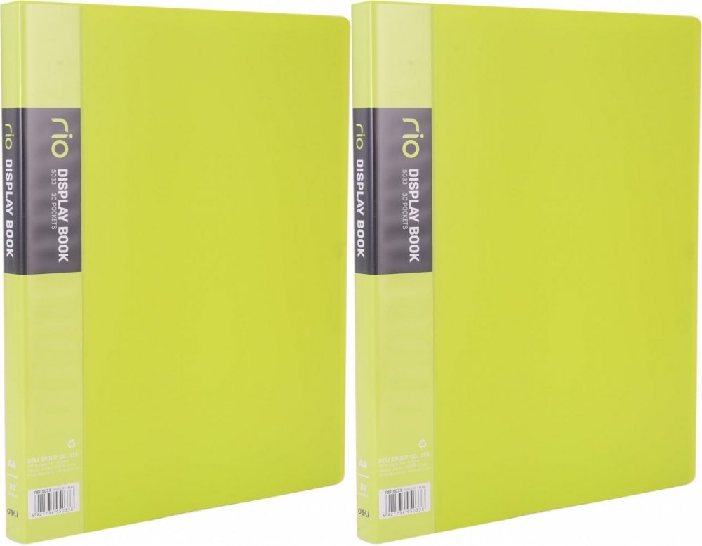 2x Album ofertowy Deli Rio, A4, 30 koszulek, zielony