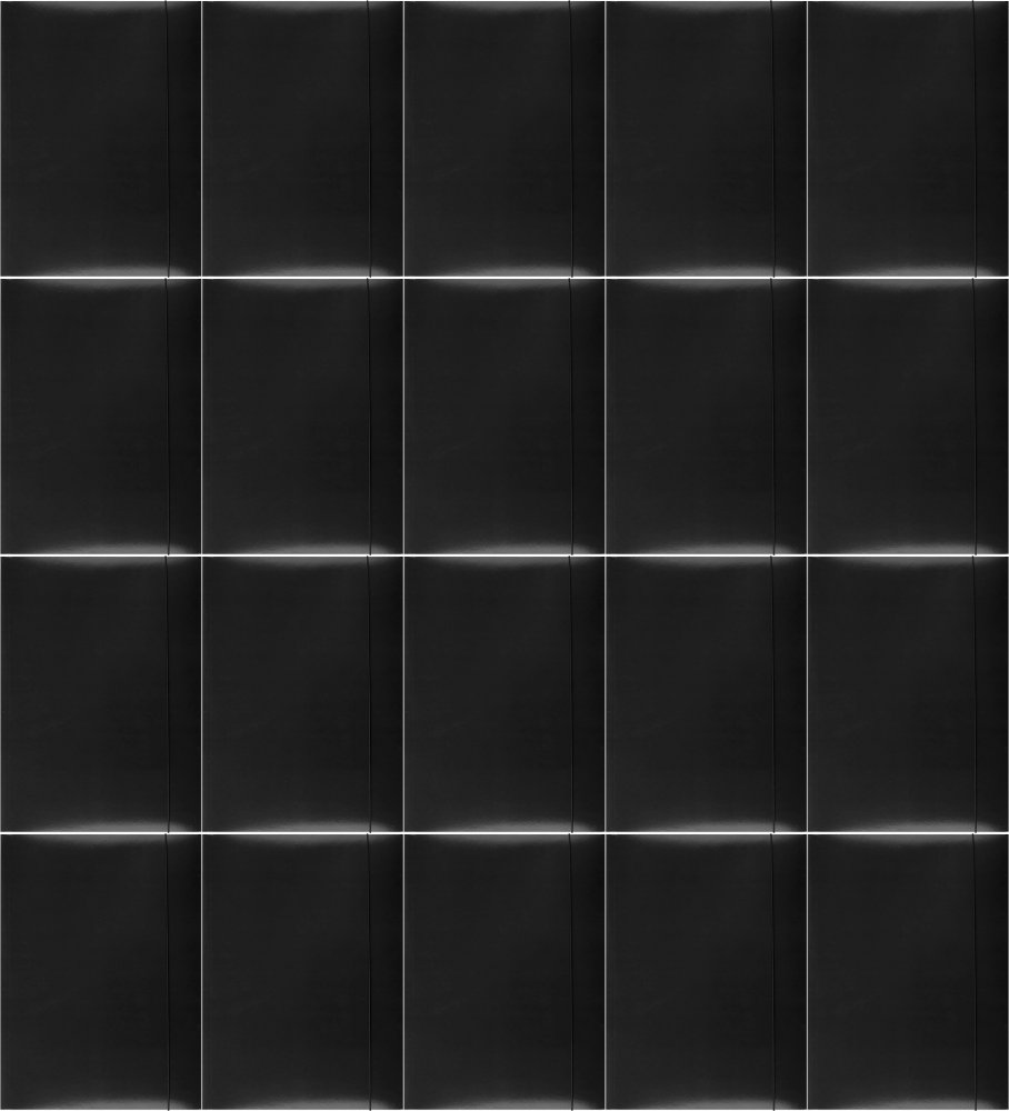 20x Teczka z gumką Barbara, A4, klejona, lakierowana, czarny