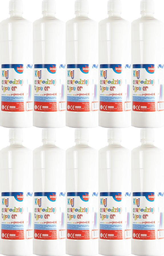 10x Klej w płynie Mona czarodziejski, typu CR, 1l