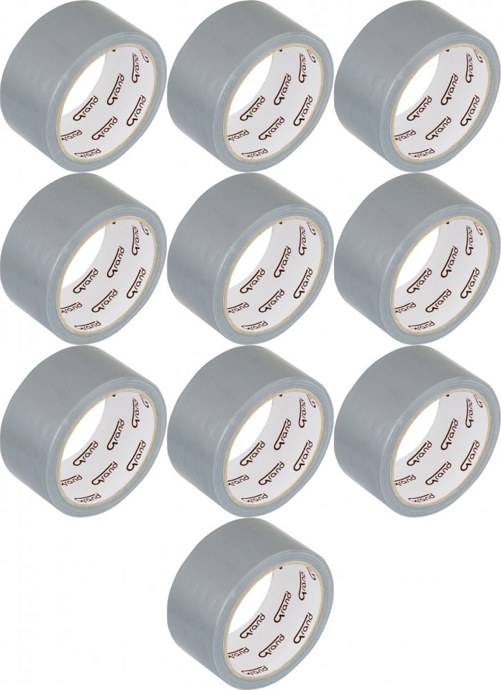 10x Taśma zbrojona Grand, 48mmx10m, srebrny