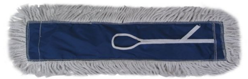 Zestaw Dustmop Ekonomiczny Merida, uchwyt do mopa+ bawełniany mop, 90cm, biały