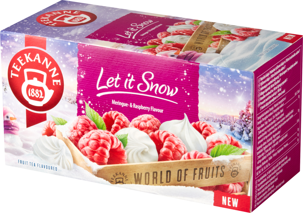 Herbata owocowa w torebkach Teekanne Let it snow, 20 sztuk x 2,25g