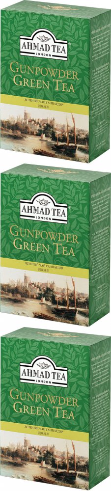 3x Herbata zielona liściasta Ahmad Tea, 100g