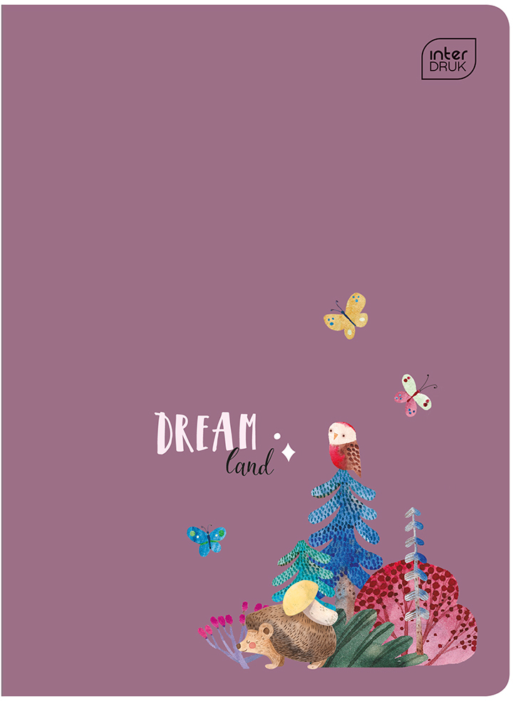 Zeszyt w wąskie linie Interdruk UV Girls, A5, 32 kartki, mix wzorów