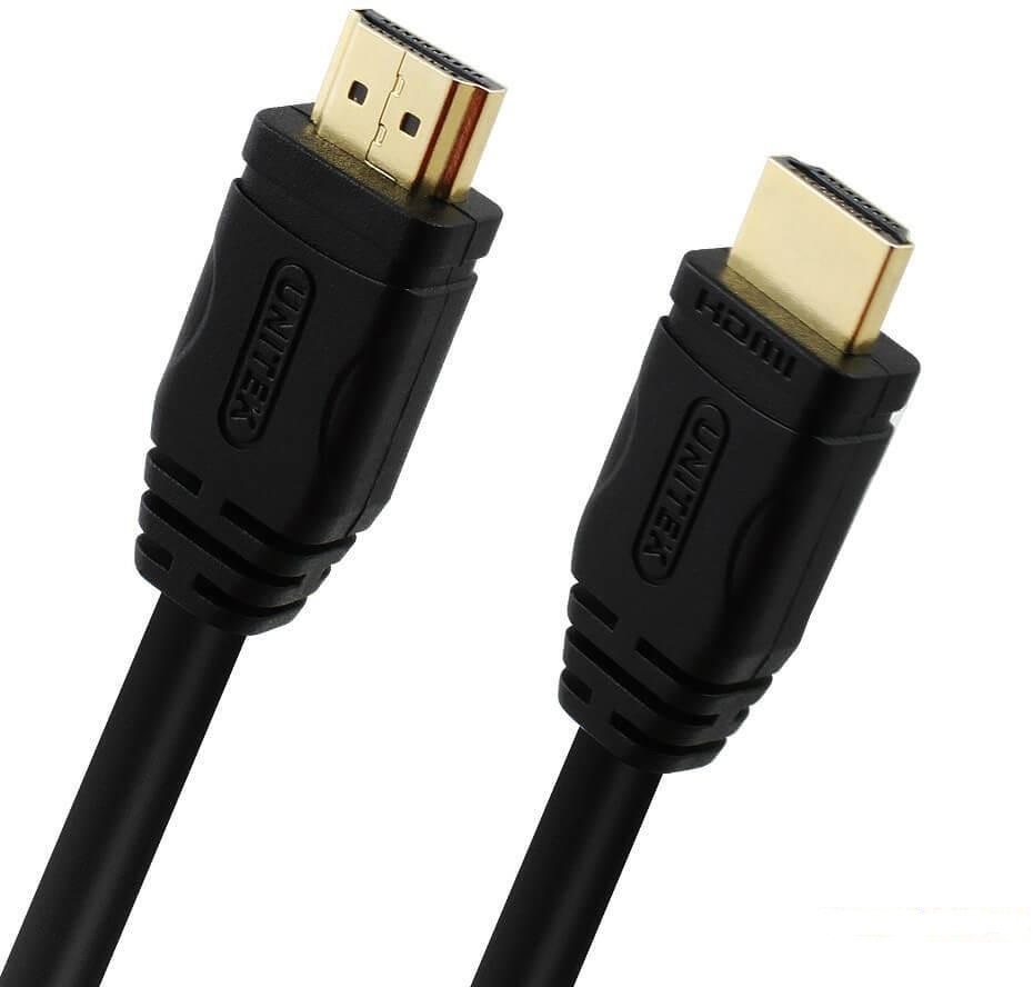 Przewód do drukarki Unitek Y-C136, BASIC HDMI v1.4 gold, 1m, czarny