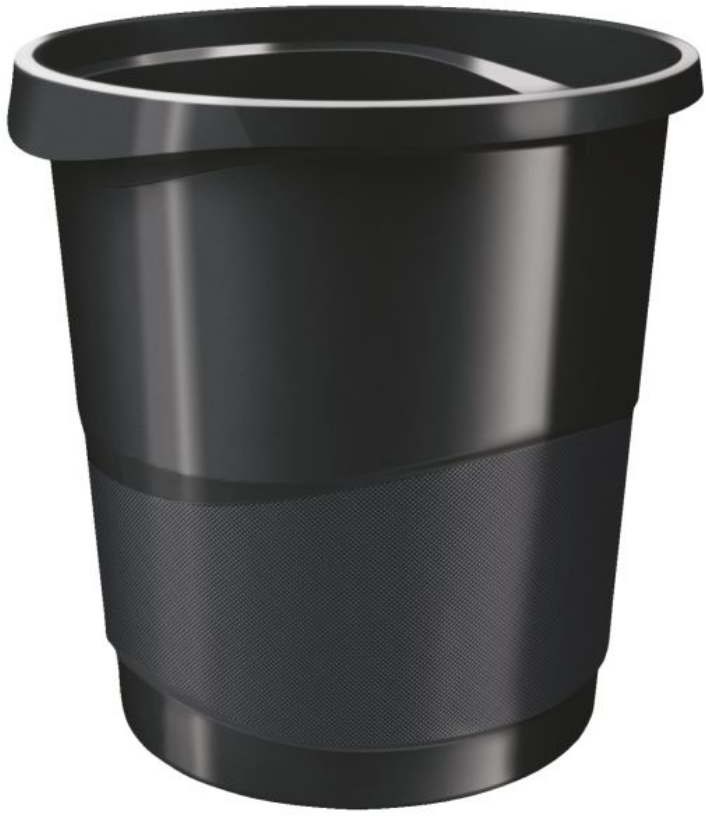 Kosz na śmieci Esselte Europost Vivida, 14l, czarny