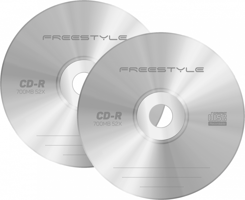 2x Płyta CD-R Omega Freestyle, do jednokrotnego zapisu, 700 MB, koperta, 10 sztuk
