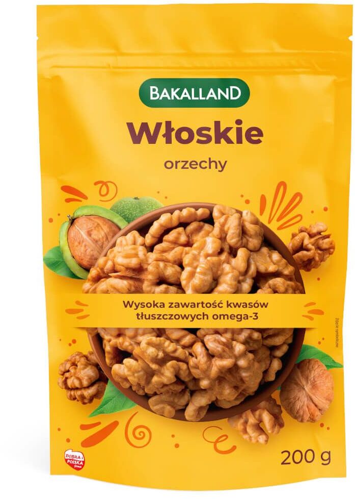 Orzechy włoskie Bakalland, 200g