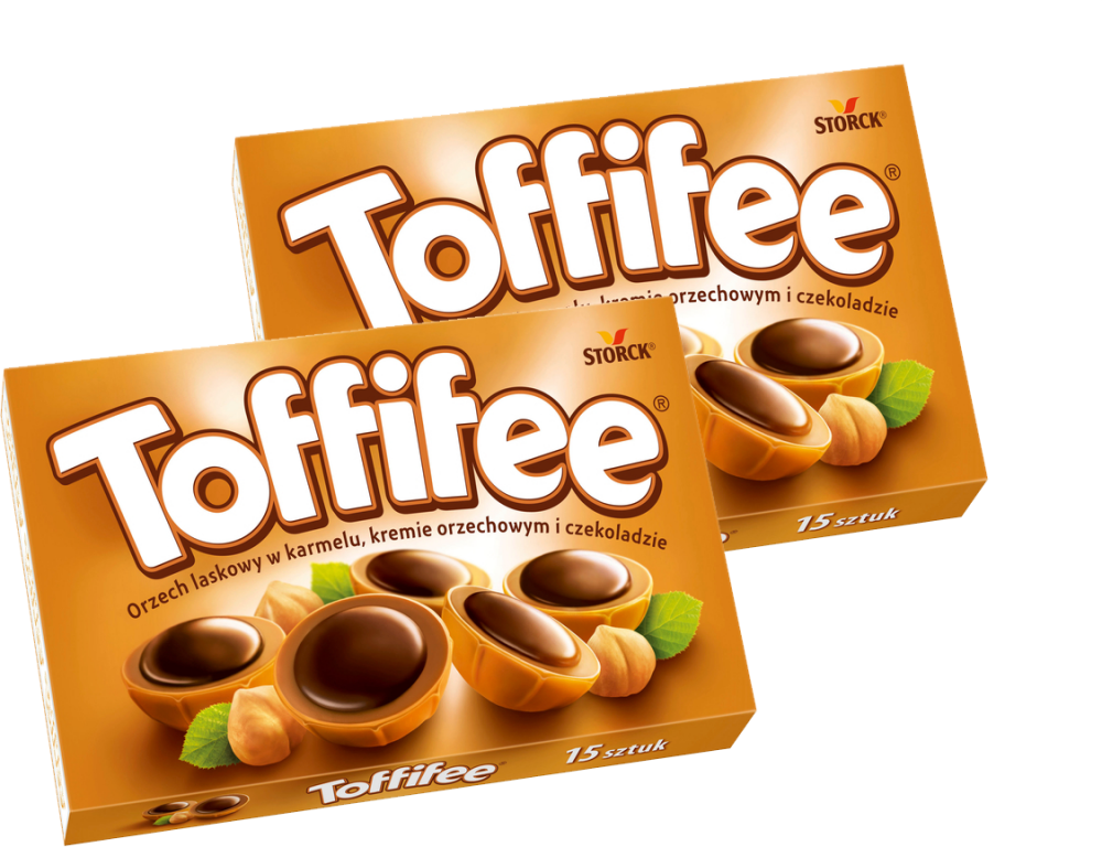2x Bombonierka Toffifee, czekoladowo-karmelowy, 125g