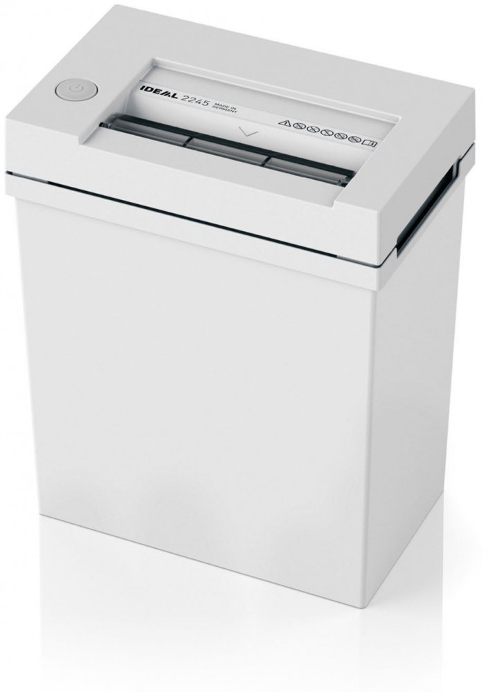 Niszczarka Ideal 2245 CC, ścinek 3x25mm, 6 kartek, P-4/F-1 DIN, biały