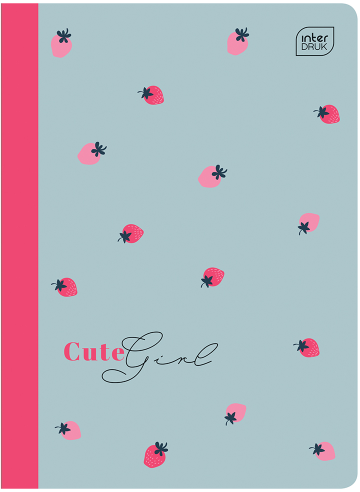 Zeszyt w kratkę Interdruk UV Girls, A5, 32 kartki, mix wzorów