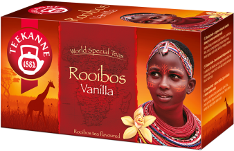 Herbata Rooibos w kopertach Teekanne Vanilla, 20 sztuk x 1.75g