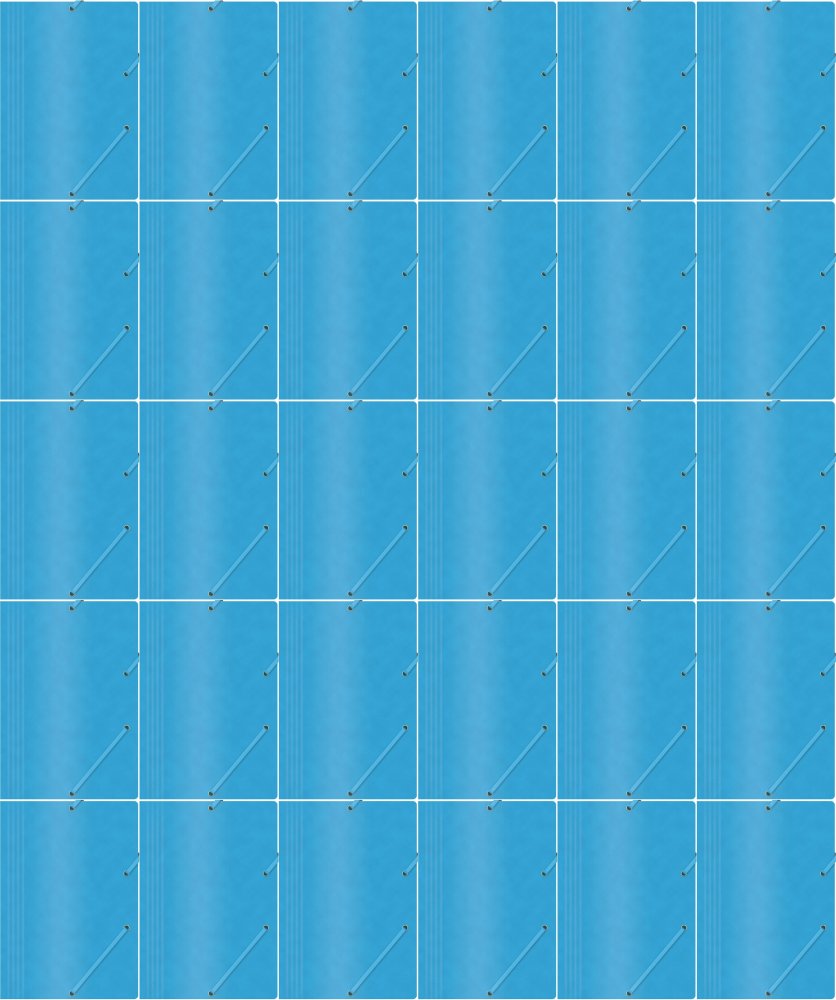 100x Teczka z gumką Office Products A4, 390g/m2, preszpanowa, niebieski