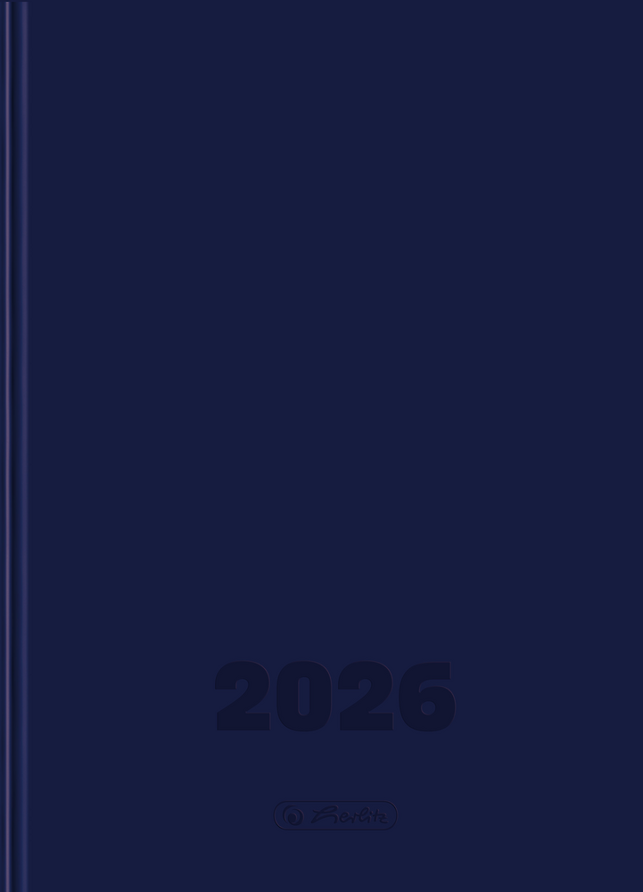 Kalendarz książkowy 2026, Herlitz, Szefa, A5, dzienny, granatowy