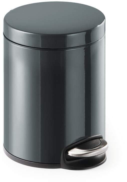 Kosz na śmieci Durable Metal, z pokrywą, 5l, antracytowy