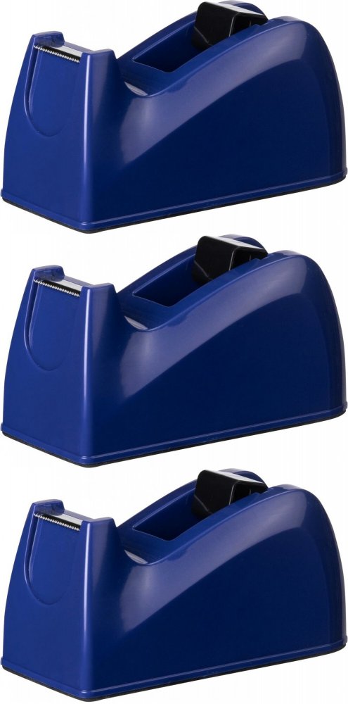 3x Podajnik do taśmy klejącej Deli E815, niebieski