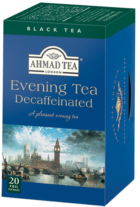 Herbata w kopertach Ahmad Tea Decaffeinated, 20 sztuk x 2g