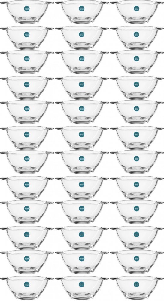 6x Miska/ bulionówka Altom Design, 470ml, szkło, 6 sztuk, przezroczysty
