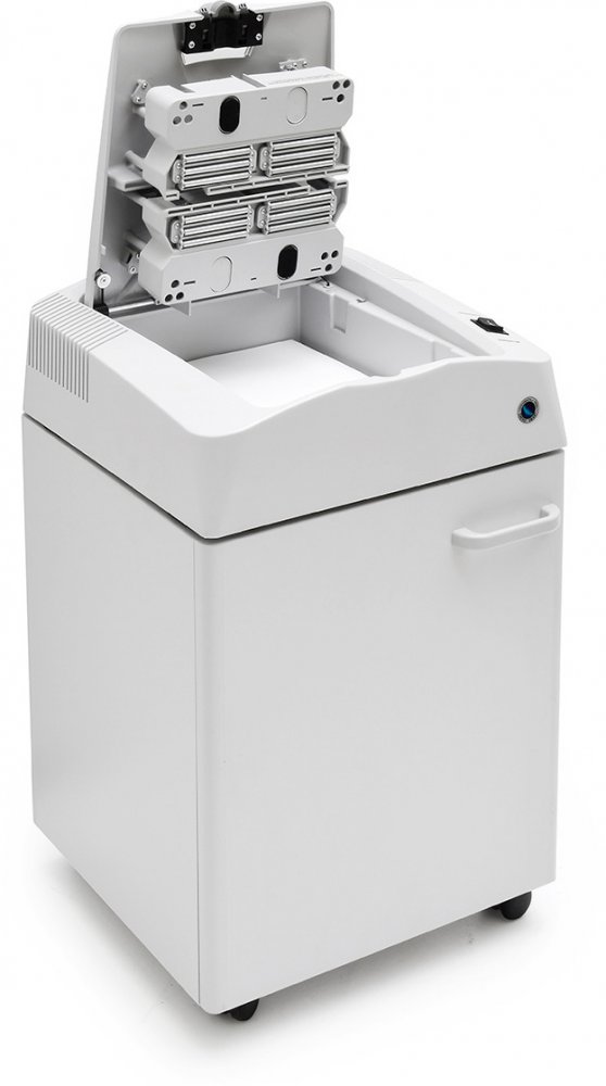 Niszczarka automatyczna Kobra AF+1 40, ścinek 3.5x40 mm, 350 kartek, P-4/ T-4/ E-3/ F-1 DIN, biały