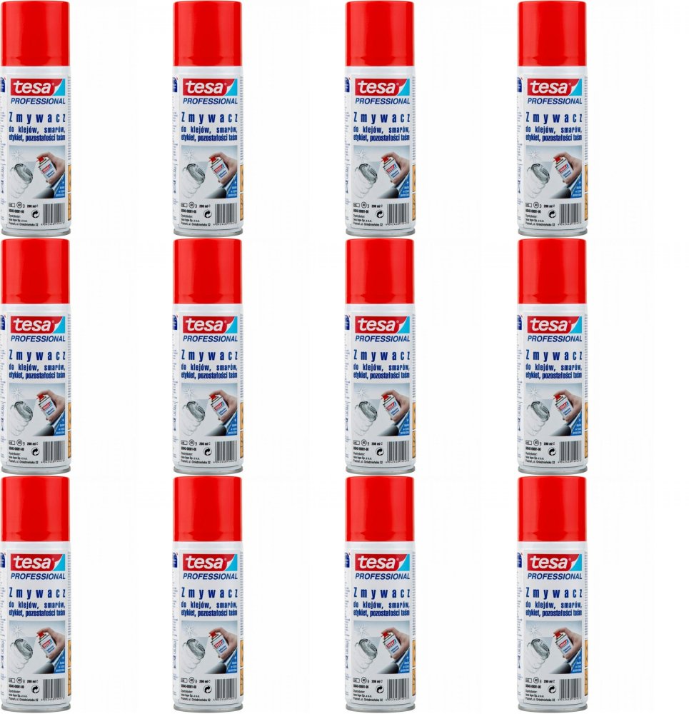 12x Spray do usuwania etykiet Tesa, 200ml