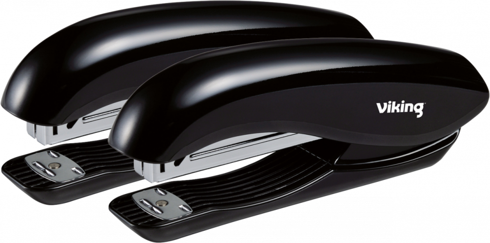 2x Zszywacz Viking, do 20 kartek, z pełnym otwarciem, czarny