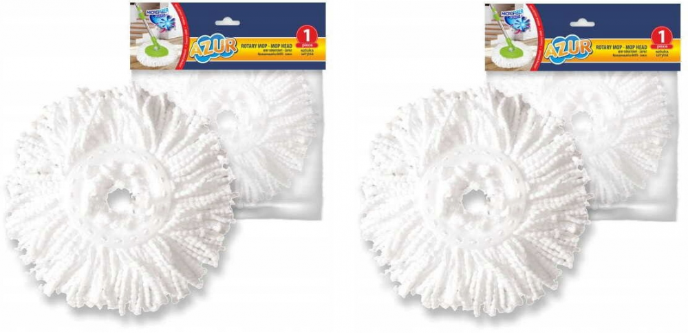 2x Mop obrotowy Azur, końcówka