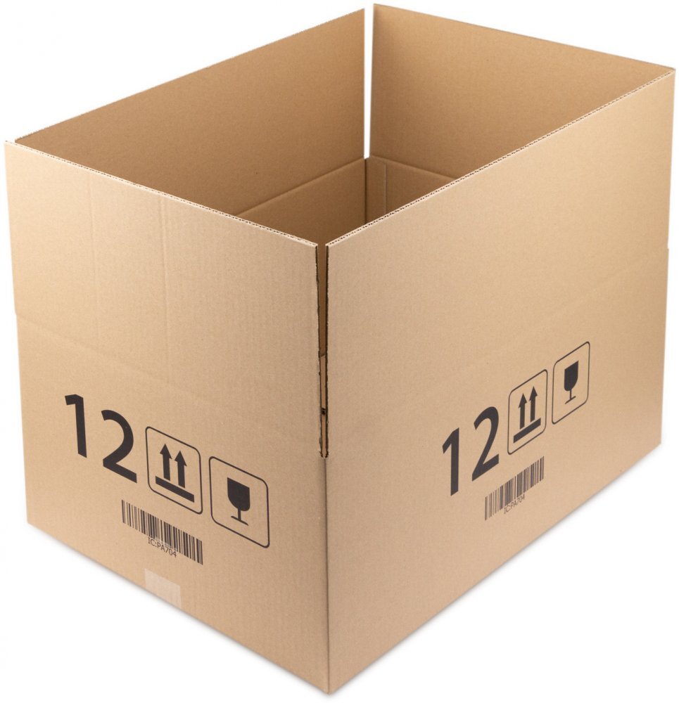 100x Karton klapowy Ofix Economy, 600x400x250mm, brązowy