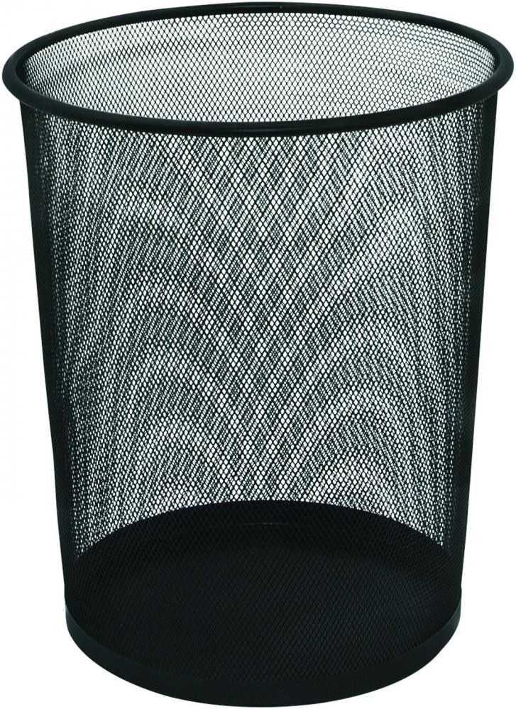 Kosz na śmieci Q-Connect, druciany, 19l, czarny